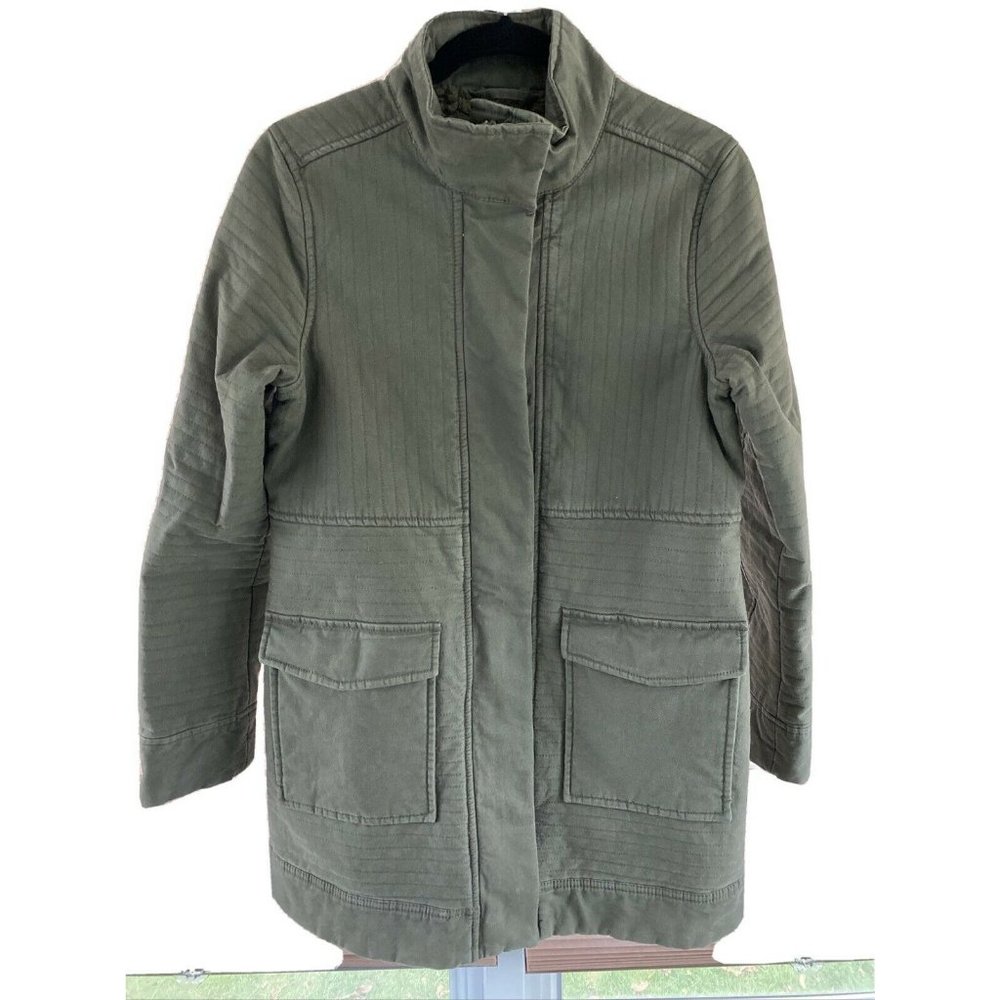 prAna Womens Army Green Sherpa Lined Trip Jacket Size XS Style # W2TRIP316